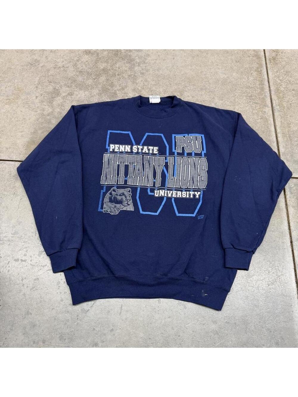 vintage penn state university nittany lions crewneck size xl